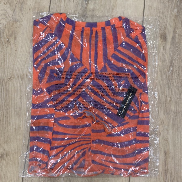 AFRM ORANGE ZEBRA TOP - Picture 6 of 6